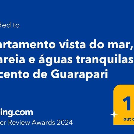 Apartamento Vista Do Mar, Pe Na Areia E Aguas Tranquilas, No Cento De Гуарапари Екстериор снимка