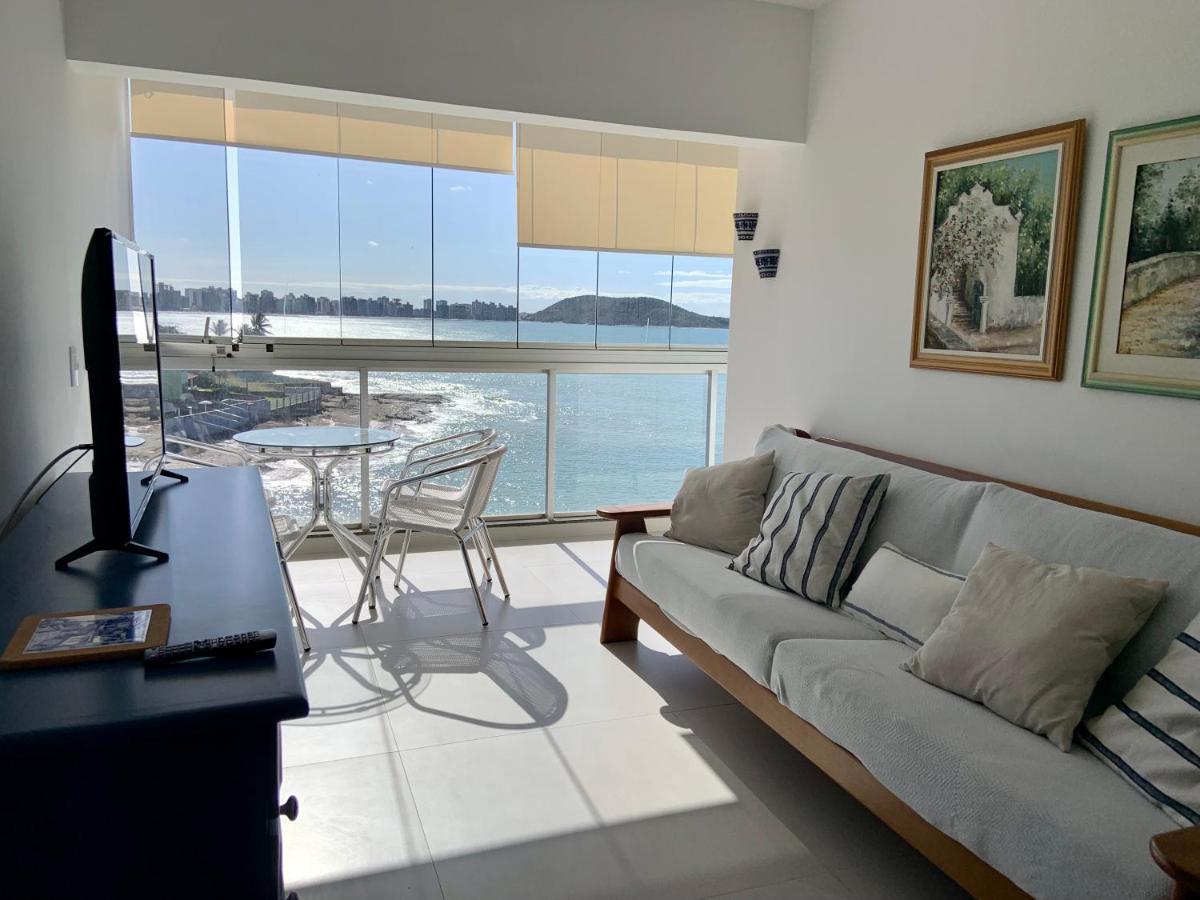 Apartamento Vista Do Mar, Pe Na Areia E Aguas Tranquilas, No Cento De Гуарапари Екстериор снимка