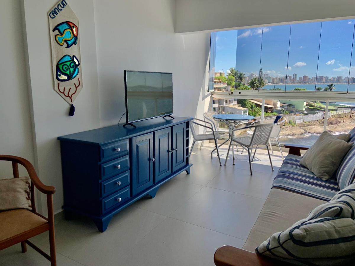 Apartamento Vista Do Mar, Pe Na Areia E Aguas Tranquilas, No Cento De Гуарапари Екстериор снимка